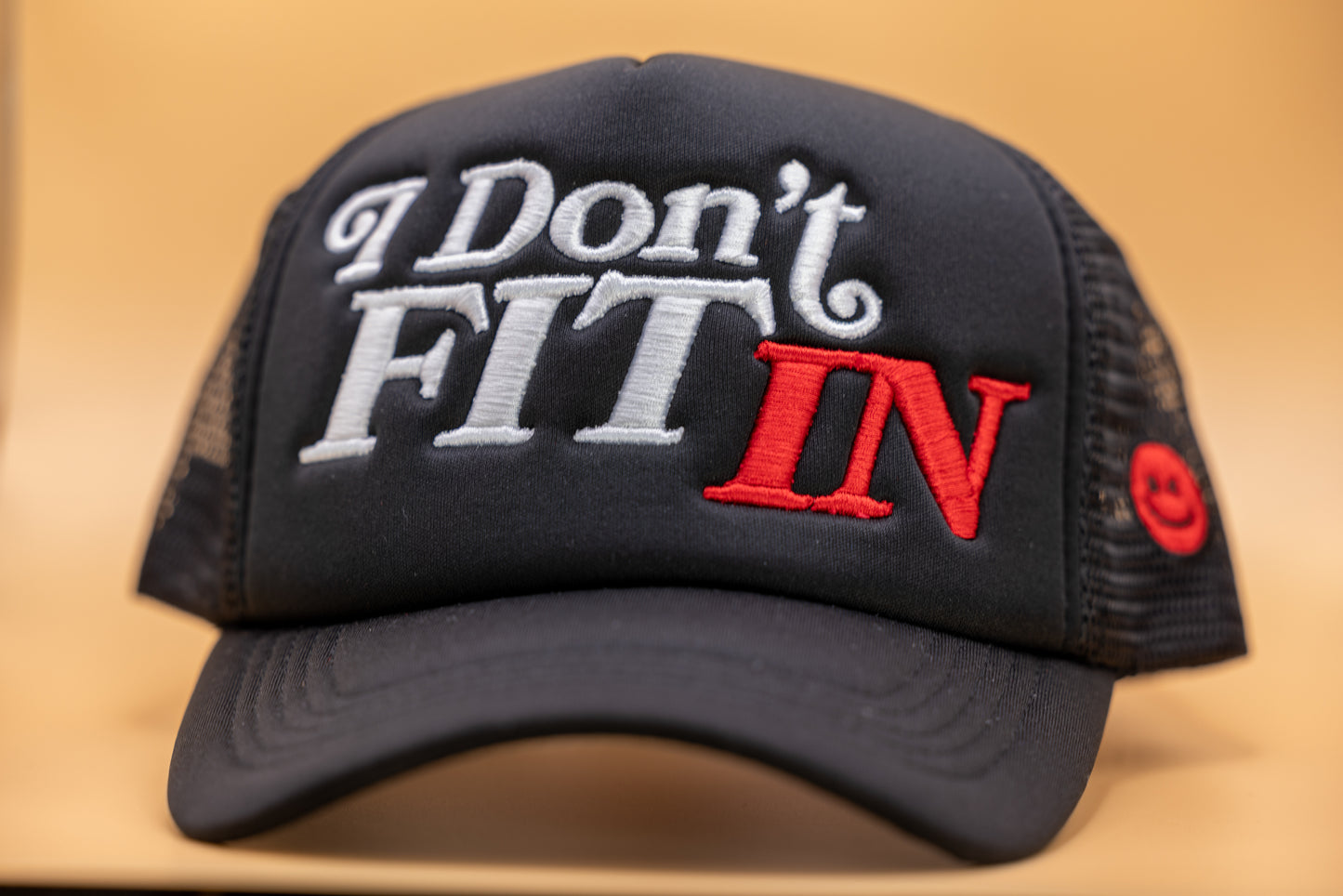 Black White and Red IDFI Trucker