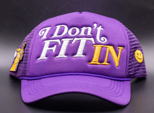 I 💜 LA IDFI Trucker (Purple White and Yellow with Kobe pin)